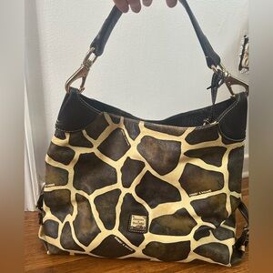Y2K Vintage Dooney & Bourke Giraffe Purse Women’s Bag Shoulder BAG ONLY NO WALLE